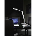 Fabas Luce LED Schreibtisch-Leuchte WASP, mit USB-Ausgang + Touch-Dimmer, 12W 3000/4000/5000K (CCT) 900lm, neigbar, aluminium