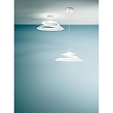 Fabas Luce Luminaire � suspension ARAGON dimmable LED IP20, blanche gradable