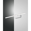 Luminaire mural NALA Bas, médium IP44, satiné, blanche gradable