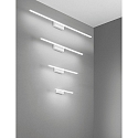 Fabas Luce LED Bad-Wandleuchte / Spiegelleuchte NALA, IP44, 109.5cm, 20W 3000K 2460lm, schaltbar, wei�