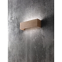 Fabas Luce Fabas Luce BADIA LED Wall luminaire silver gray/oak