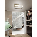 Fabas Luce LED Wall luminaire BARD, incl. Smartluce, 1x 22W, 3000K, 1980lm, IP20, gold matt