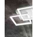 Fabas Luce Fabas Luce BARD LED Ceiling luminaire 45x45cm, white