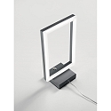 Fabas Luce Lampe de table BARD dimmable IP20, anthrazit, satin gradable