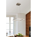 Fabas Luce LED Pendant luminaire BARD, incl. Smartluce, 1x 39W, 3000K, 3510lm, IP20, gold matt