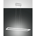 Luci a sospesione BARD angolare, lang IP20, satinato, bianco dimmerabile