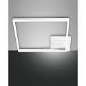 LED Ceiling luminaire BARD, incl. Smartluce, 1x 39W, 3000K, 3510lm, IP20, white