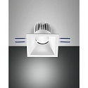 Apparecchio da incasso a soffitto SIGMA incluso l'autista, Set di 1 IP40, trasparente, Bianco