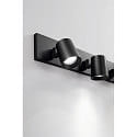 Fabas Luce Strahlerleiste MODO, 4-flammig, 65cm, GU10, verstellbar, schwarz