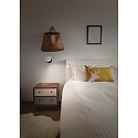 Fabas Luce Luminaire mural ARA rotatif, inclinable IP20, noir , blanche gradable