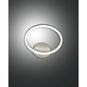 Luminaire mural GIOTTO  30CM SINGLE direct, indirect IP20, satin, blanche gradable