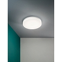 Fabas Luce LED Ceiling luminaire TRIGO, 1x 27W, 3000K, 2150lm, IP65, white