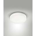 Fabas Luce LED Ceiling luminaire TRIGO, 1x 27W, 3000K, 2150lm, IP65, white, with motion detector