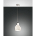 Pendant luminaire MARINA, E27, 1x 40W, IP20, white