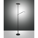 Plafonnier  REGINA avec spot LED, dimmable IP20, satin, noir  gradable