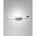 Fabas Luce LED Wandleuchte / Spiegelleuchte RAPALLO, IP44, 40cm, 10W 3000K 1150lm, Chrom gl�nzend