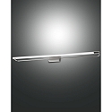 LED Wandleuchte / Spiegelleuchte RAPALLO, IP44, 80cm, 20W 3000K 2240lm, Chrom