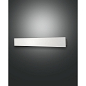 LED Wandleuchte LOTUS, indirekt, 64.5cm, 20W 3000K 2700lm, dimmbar, Aluminium, weiß