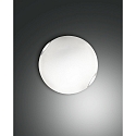 LED Deckenleuchte FOX LED, IP20, Metall / Glas, wei,  30cm, 12W 3000K 1100lm
