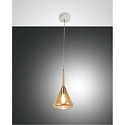 Luminaire  suspension TRIS  1 flamme E27 IP20, ambre, blanche