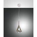 Luminaire  suspension TRIS  1 flamme E27 IP20, gris, transparent, blanche, fum