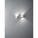 Fabas Luce Applique da esterno LAO Su, 1-Lampadina IP65, bianco 
