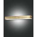 wall luminaire BANNY up / down IP20, brass, satined dimmable