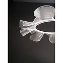 Fabas Luce LED Pendant luminaire SYLVIE, 1x 40W, 3000K, 3200lm, IP20, white Fabas Luce LED Pendant luminaire SYLVIE, 1x 40W, 3000K, 3200lm, IP20, white