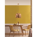 Fabas Luce Pendant luminaire PEVERO, E27, IP20, ash wood