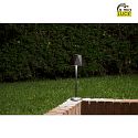 Fabas Luce Lampe rechargeable KATY avec variateur tactile IP54, noir  gradable