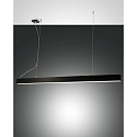 LED Pendant luminaire NEXT, 28+30W, 3000K, 3640+3380lm, IP20, black