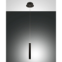 LED Pendant luminaire PRADO, 6,5W, 3000K, 720lm, IP20, black