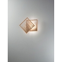 Fabas Luce Luminaire mural LOFT IP20, bois, blanche Fabas Luce Luminaire mural LOFT IP20, bois, blanche
