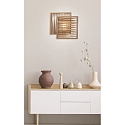Fabas Luce Luminaire mural LOFT IP20, bois, blanche Fabas Luce Luminaire mural LOFT IP20, bois, blanche