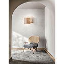 Fabas Luce Luminaire mural LOFT IP20, bois, blanche Fabas Luce Luminaire mural LOFT IP20, bois, blanche