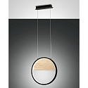 LED Pendant luminaire PIERRE, 29W, 3000K, 3020lm, IP20, black