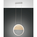 LED Pendant luminaire PIERRE, 29W, 3000K, 3020lm, IP20, white
