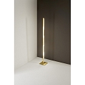 Fabas Luce floor lamp LING IP20, brass, satined dimmable
