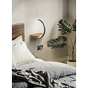 Fabas Luce wall luminaire ROSEG swivelling IP20, black dimmable Fabas Luce wall luminaire ROSEG swivelling IP20, black dimmable