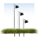 Fabas Luce Luce a batteria ARMANDA IP54, nero dimmerabile