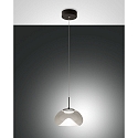 Luci a sospesione BRENA 1-Lampadina IP20, nero dimmerabile