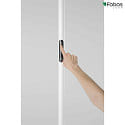 Fabas Luce LED Stehleuchte FIZZ Höhe 178,5cm 50W+10W 2700/3200/4000K 3300lm+900lm IP20 Touch-Dim, weiß