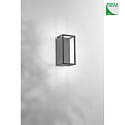 Fabas Luce Luminaire mural dextérieur SPIRIT IP54, gris foncé