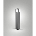 bollard lamp SMUK E27 IP54, dark grey