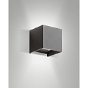 Luminaire mural dextrieur CUBA IP54, gris fonc