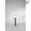 Fabas Luce Paletto luminoso GORLA E27 IP54, grigio scuro