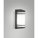 Luminaire mural dextrieur PIX E27 IP54, gris fonc
