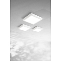 Fabas Luce outdoor ceiling luminaire GIAN IP54, white