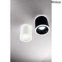 Fabas Luce LED Deckenstrahler PACA ØxH 9x10,5cm 13W 3000K 825lm IP20 rückversetzt, rund, weiß