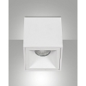 surface luminaire PEREZ square GU10 IP20, white dimmable